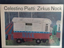 Celestino Piatti Buch Zirkus Nock m. Originalzeichnung sign.