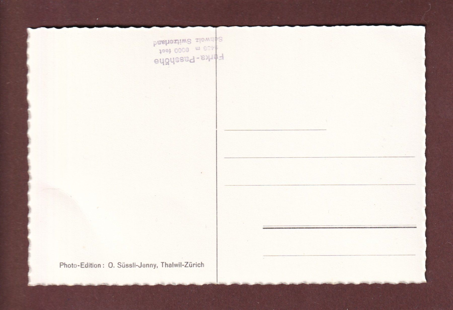 Cartes postales: FURKASTRASSE – D'occasion à Pully par nicecards-shop 1
