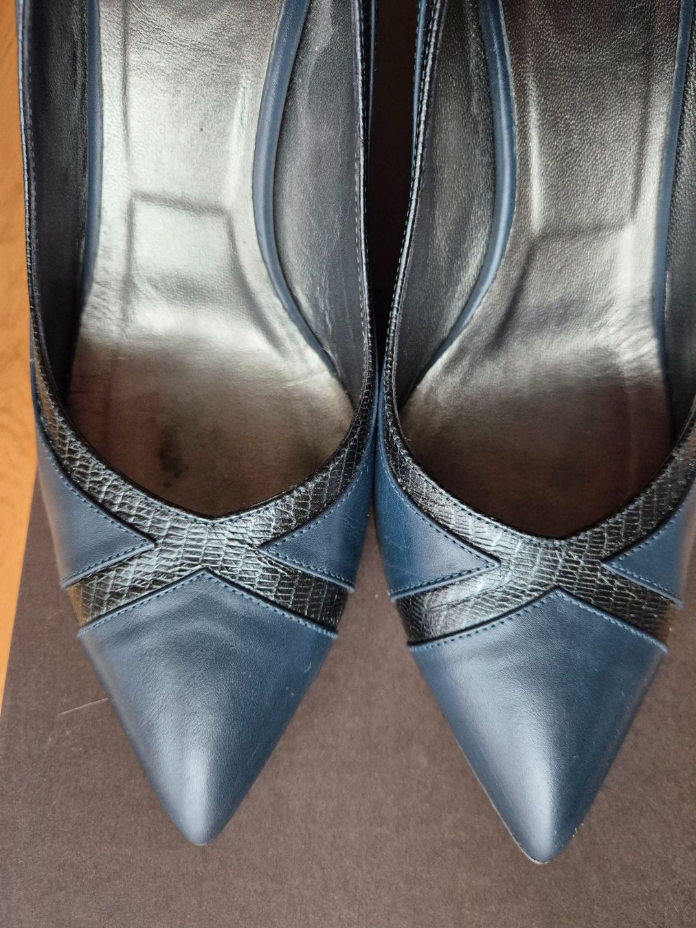 Navyboot Scarpe da donna: NAVYBOOT navy blue leather pumps P.38 – Usato da Satigny venduto da Helene2014 1