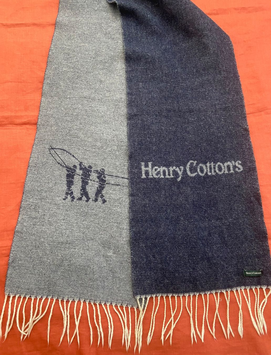 Foulard & Sciarpe: Écharpe/Scarf en Laine Bleu/Gris – Usato da Les Breuleux venduto da Ljldm01