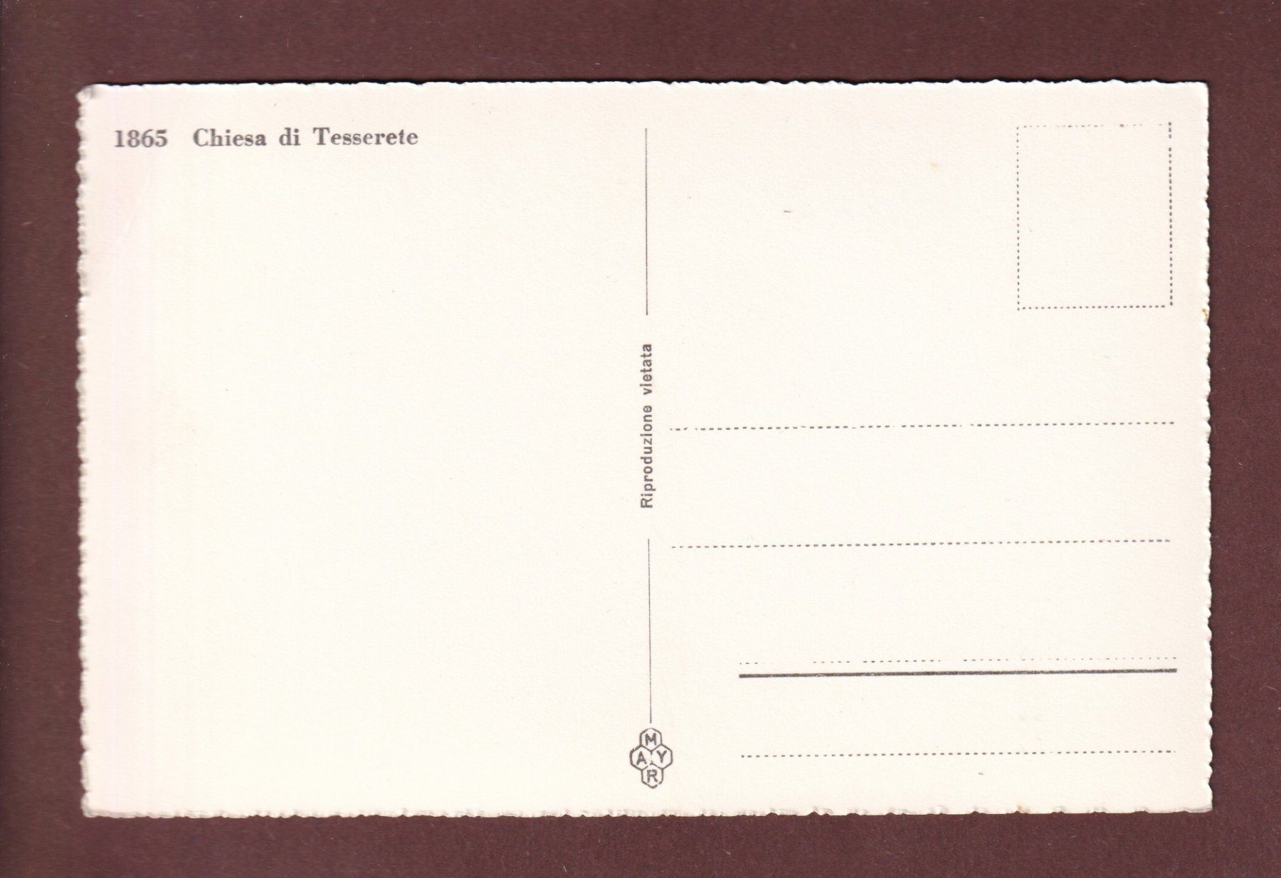Cartoline postali: TESSERETE - Chiesa // pli d'angle // – Usato da Pully venduto da nicecards-shop 1