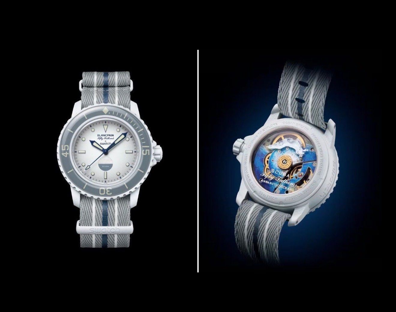 Swatch Orologi: Swatch x Blancpain Antarctic Ocean – Nuovo e nell'imballaggio originale da Würenlos venduto da Hawkeye7 1