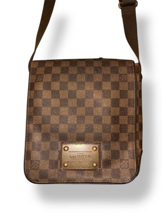 Louis Vuitton Damier Ebene Brooklyn Mm Schultertasche