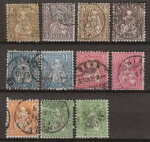 CH028 - Lot Helvetia assise obl.