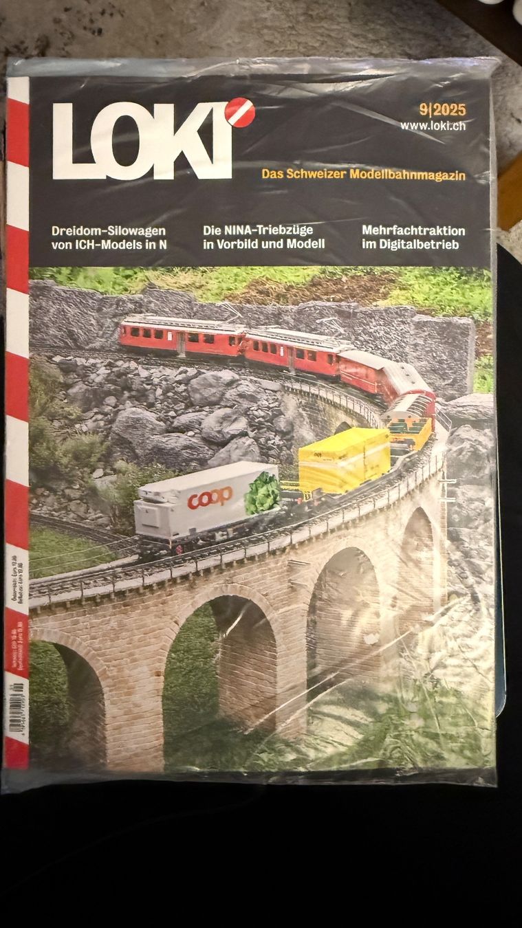 Revues & Magazines: Loki Schweizer Modellbahnmagazin 9/2025 – Neuf (Voir description) à Samedan par Gischpel25