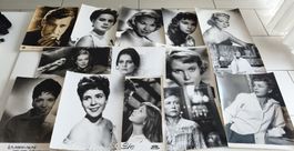 Lot de 24 photos grandes d'actrices 30*24cm + Hepburn