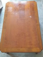 Grande table basse Grange, merisier, fabrication française
