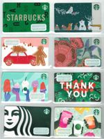 8 Starbucks Karten Schweiz, alle leer