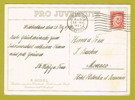 Pro Juventute Karte 1927 Nr. 139 mit PJ-Marke 20 C. 1927