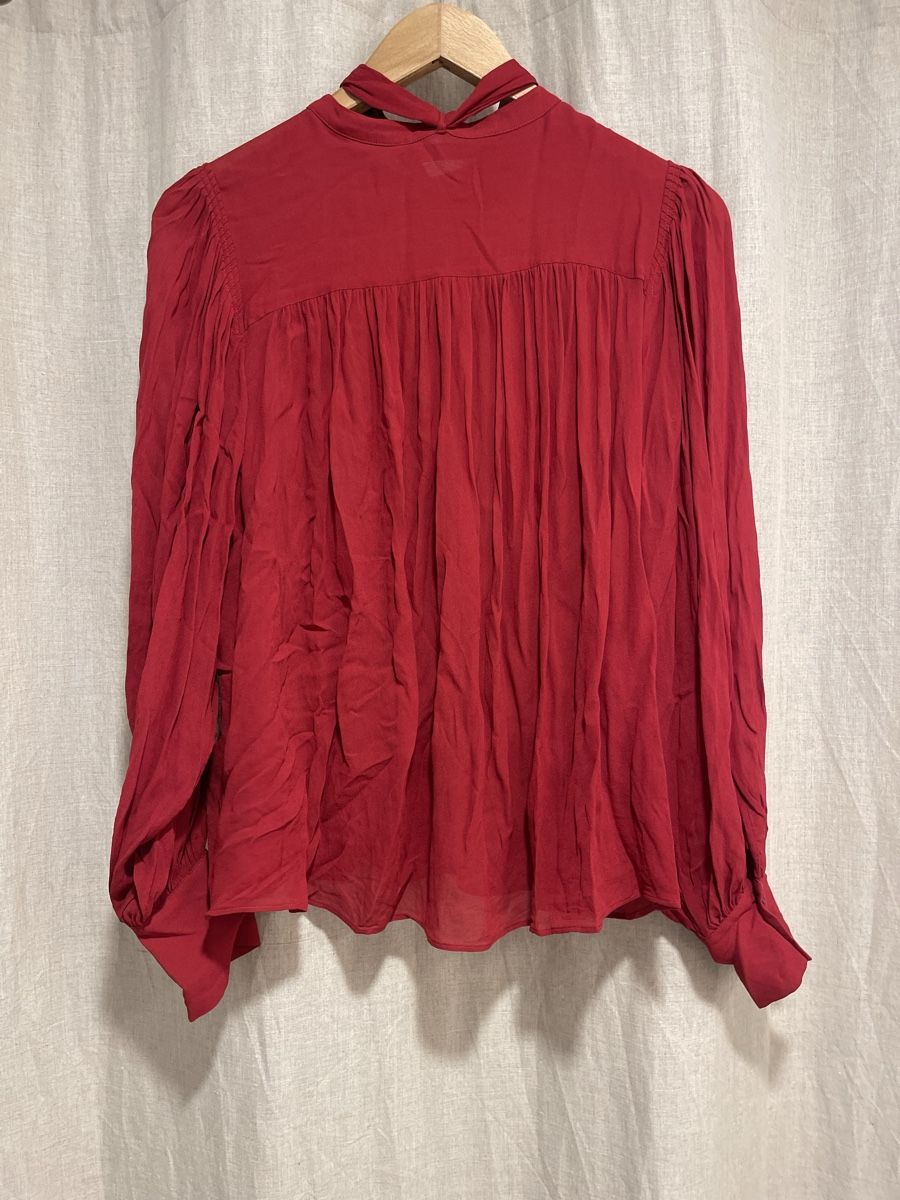 Zara Camicette: Zara Bluse, Rot, Grösse M, Viskose, Versand 9.- – Nuovo (secondo la descrizione) da Meilen venduto da ana9 2