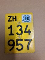 Mofa / Velo Nummerschild