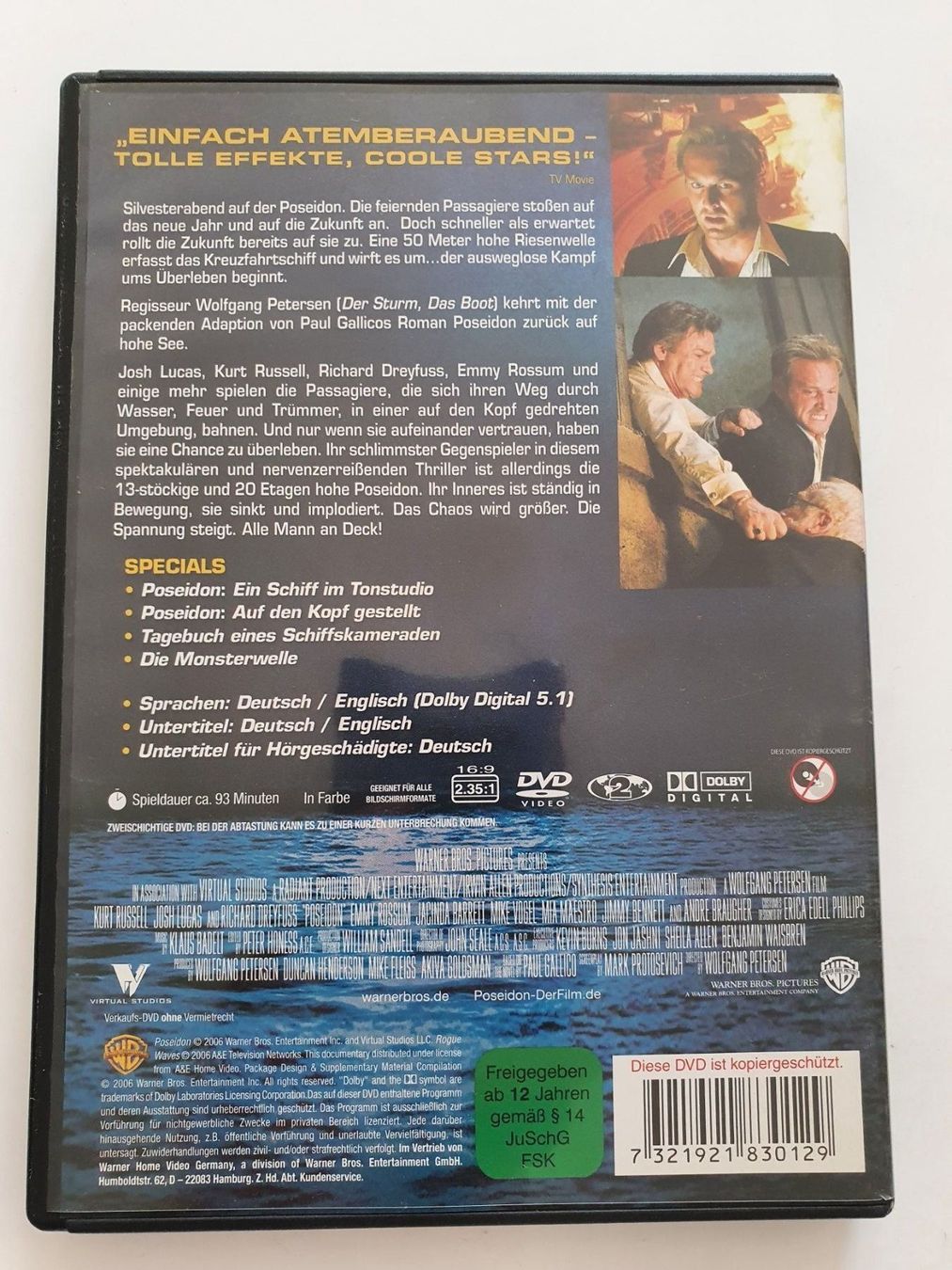 Tous les DVDs: Poseidon DVD – D'occasion à Oberdorf BL par BaldenEagle 1