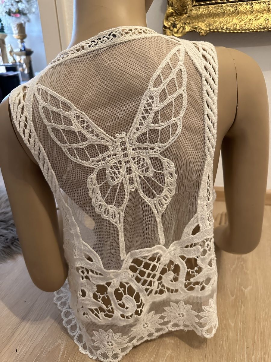 Gilet & Giacche senza maniche: Damen Spitze Gilet Gr/M – Usato da Basel venduto da Ivana_4 1