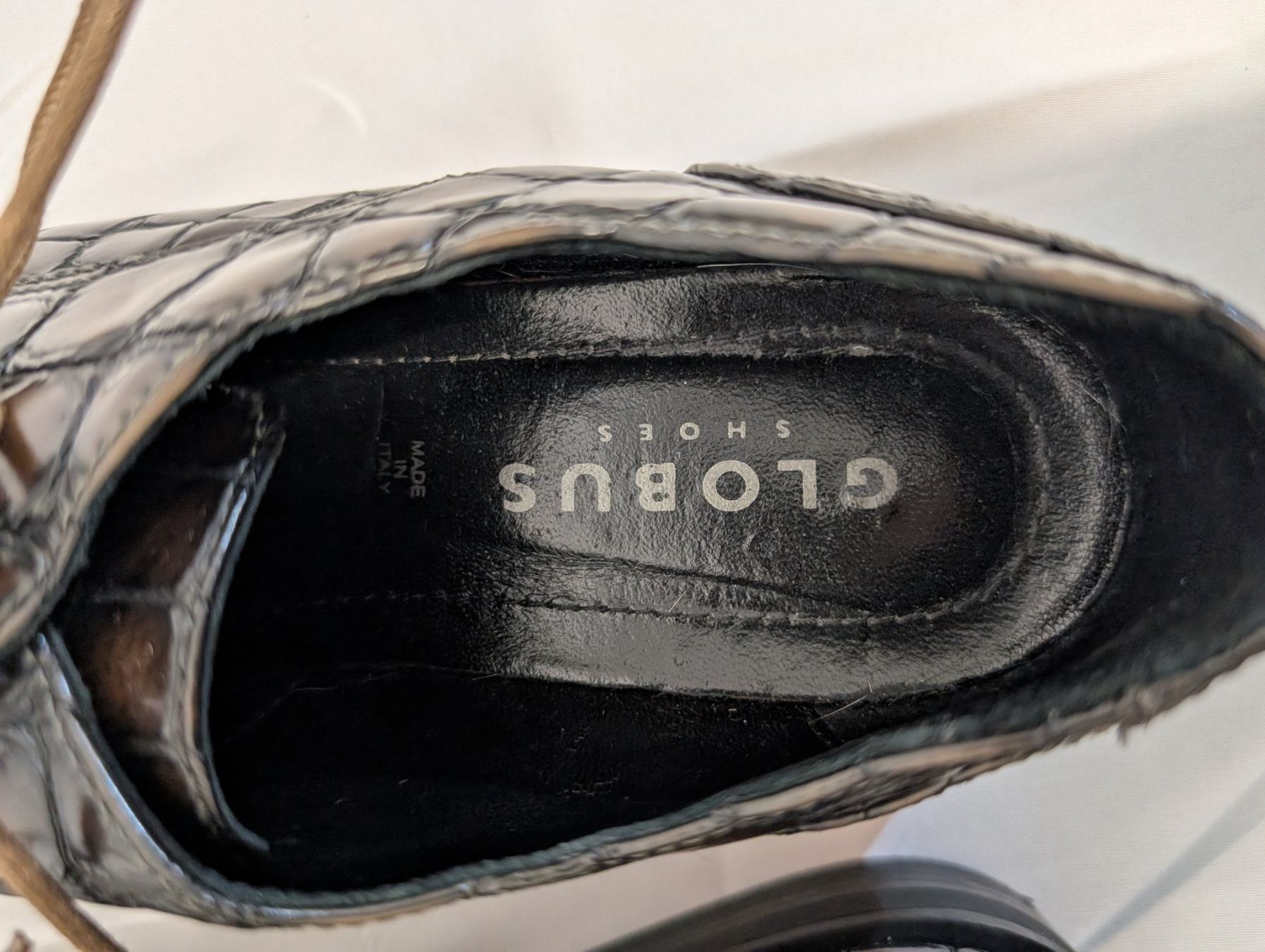 Globus Scarpe da donna: Globus Schnürschuhe Echtleder Kroko-Optik Gr. 37 – Usato da Wiezikon b.Sirnach venduto da CaRo_Second 4