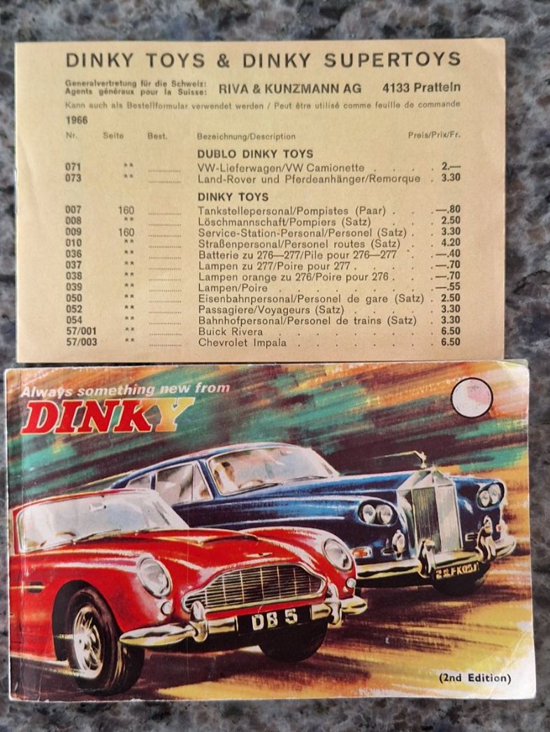 Dokumente: Dinky Katalog – Gebraucht aus Muri b. Bern von Bernik