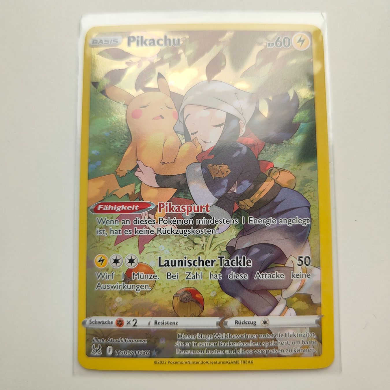 Pokémon Sammelbilder & Trading cards: Pokemon Pikachu TG05 Verlorener Ursprung – Gebraucht aus Thalwil von FigurenFreunde