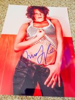 Asia Argento - Autogramm auf sexy Foto