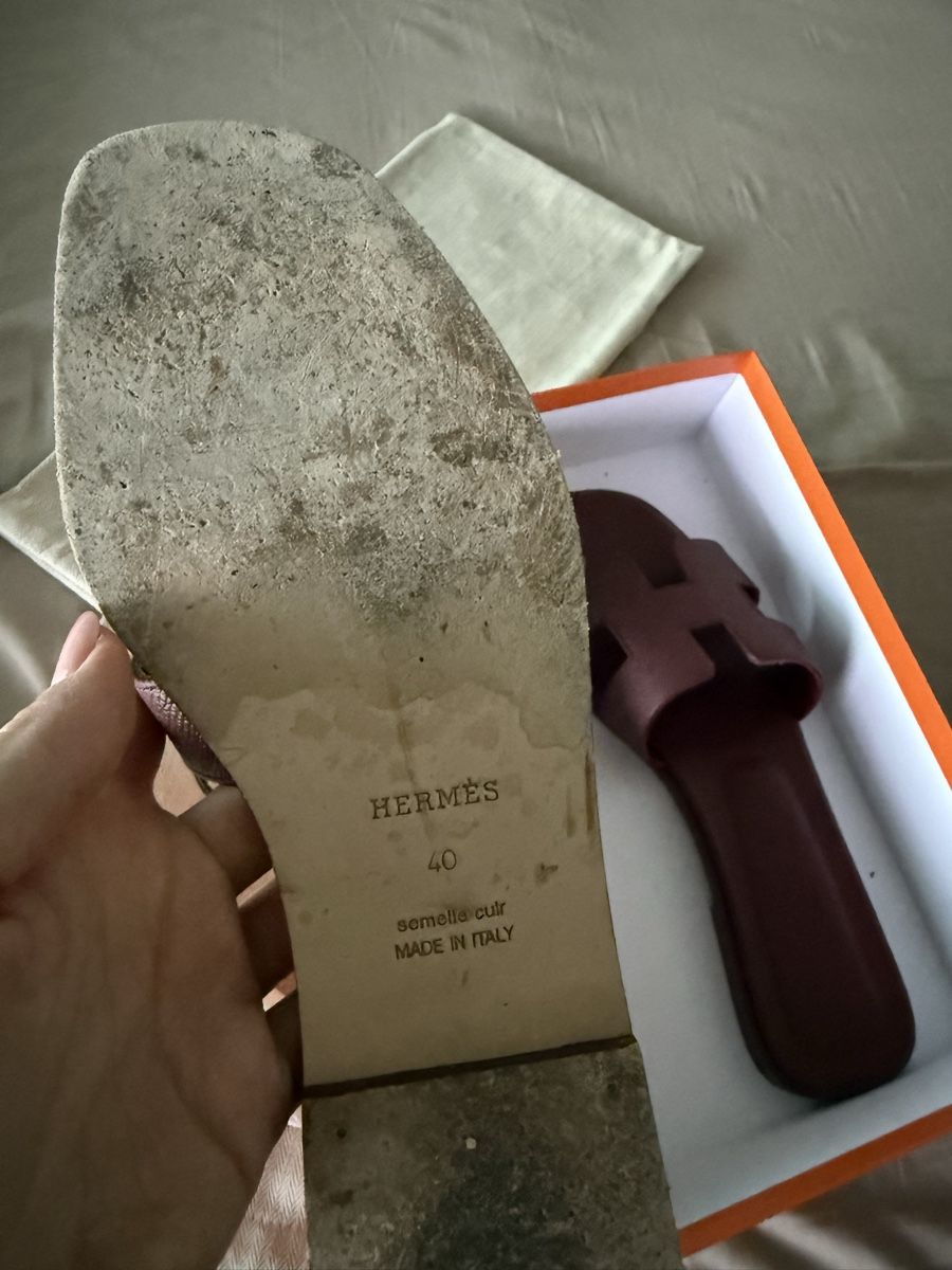 Hermès Chaussures femmes: Hermès Oran rouge H num 40 – Neuf (Voir description) à Montagnola par sar_g6nd 3