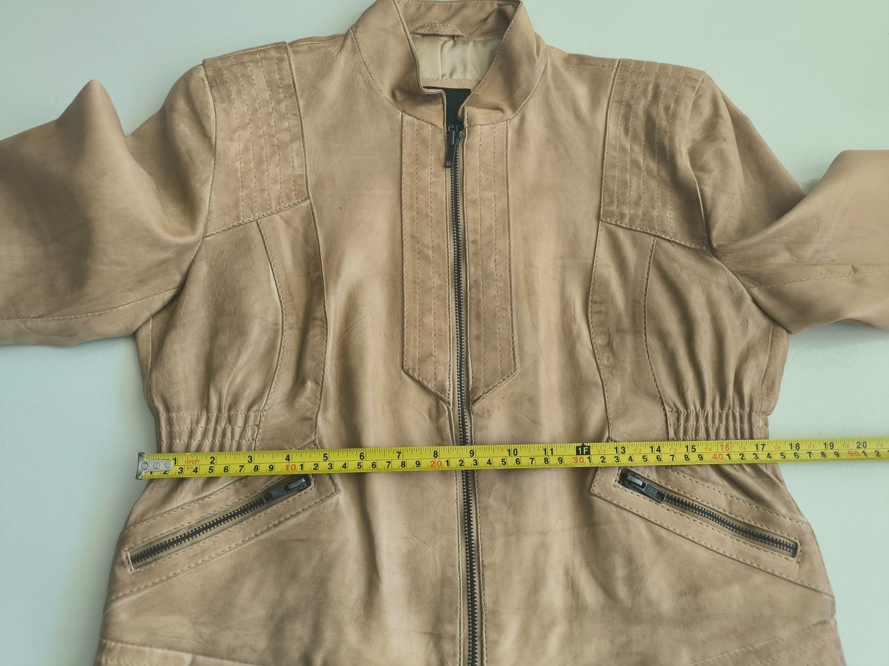Giacche: Echtleder beige Jacke mittel – Usato da Wallisellen venduto da C_DM 6