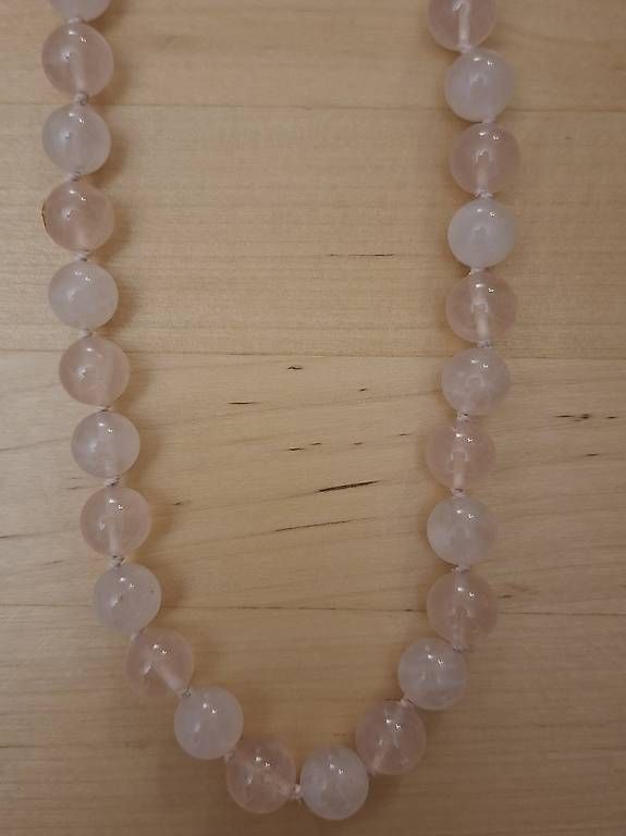 Catenine: Lange Halskette aus Rosenquartz – Usato da Wabern venduto da amo_pp26