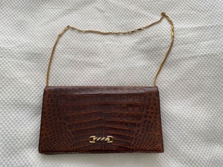 Vintage Kroko Tasche/Clutch