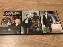3 Stk DVD James Bond Filme