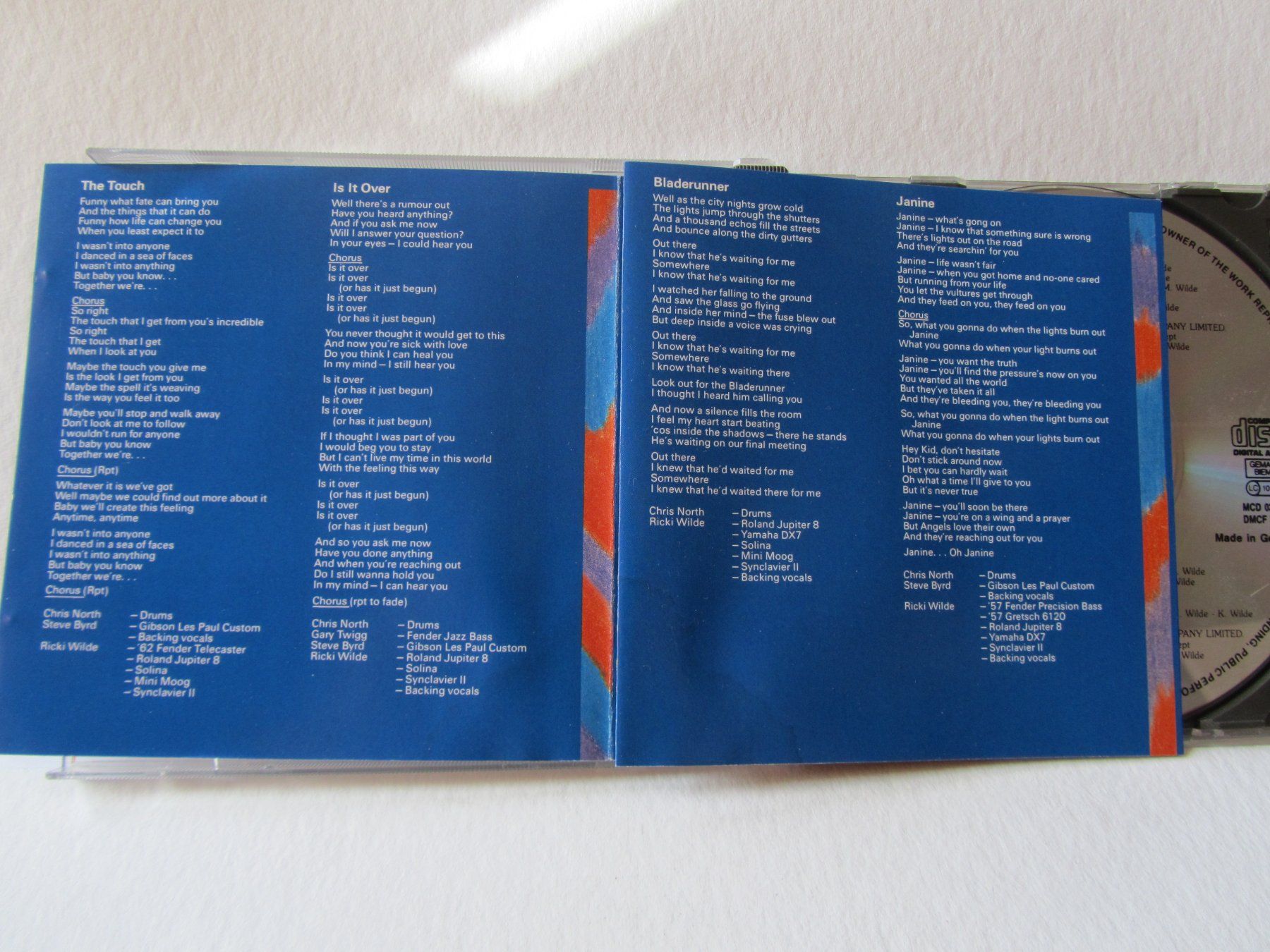 CD: Kim Wilde, CD, Teases & Dares, 1984 – Usato da Weiningen ZH venduto da dietsch57 3