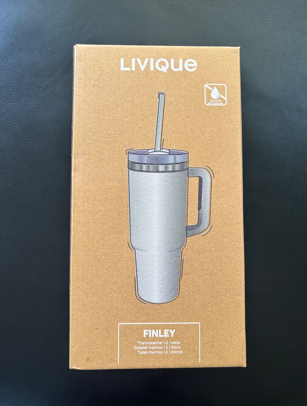 Tazze: Thermobecher FINLEY von LIVIQUE – Nuovo e nell'imballaggio originale da Zürich venduto da Tzhkely24