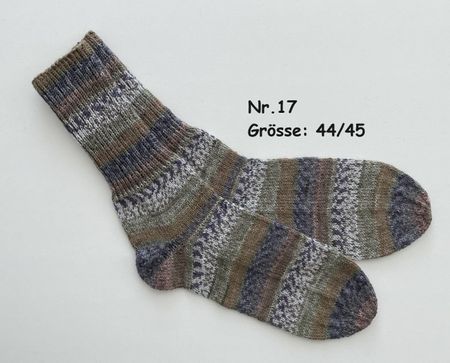 Socken handgestrickt  Gr.44/45   Nr.17