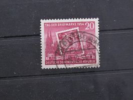 DDR 1954 Tag der Briefmarke gest.