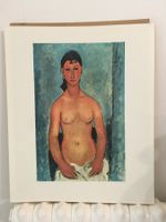 Fascinierte AKT  Druck Bild Elvira von Modigliani 1884-1920