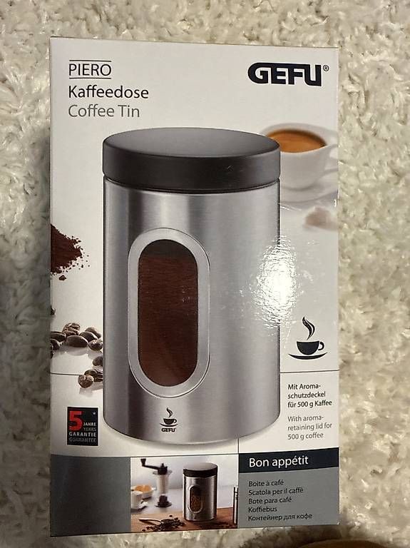 Cucine complete: Gefu Kaffeedose, mit Aromaschutzdeckel - originalverpackt – Usato da Grellingen venduto da lyd_vy9s