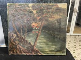 ADOLF THÉODORE FRANCK(1841-1929)HUILE SUR TOILE SIGNÉE