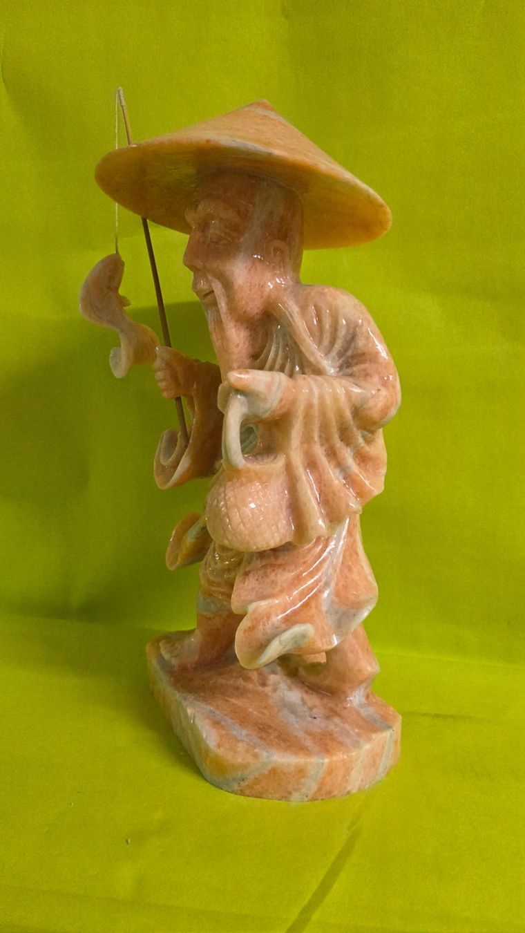 Sculture & Statue: Fischer aus Marmor 30cm – Nuovo (secondo la descrizione) da Roggliswil venduto da Mabelco 1