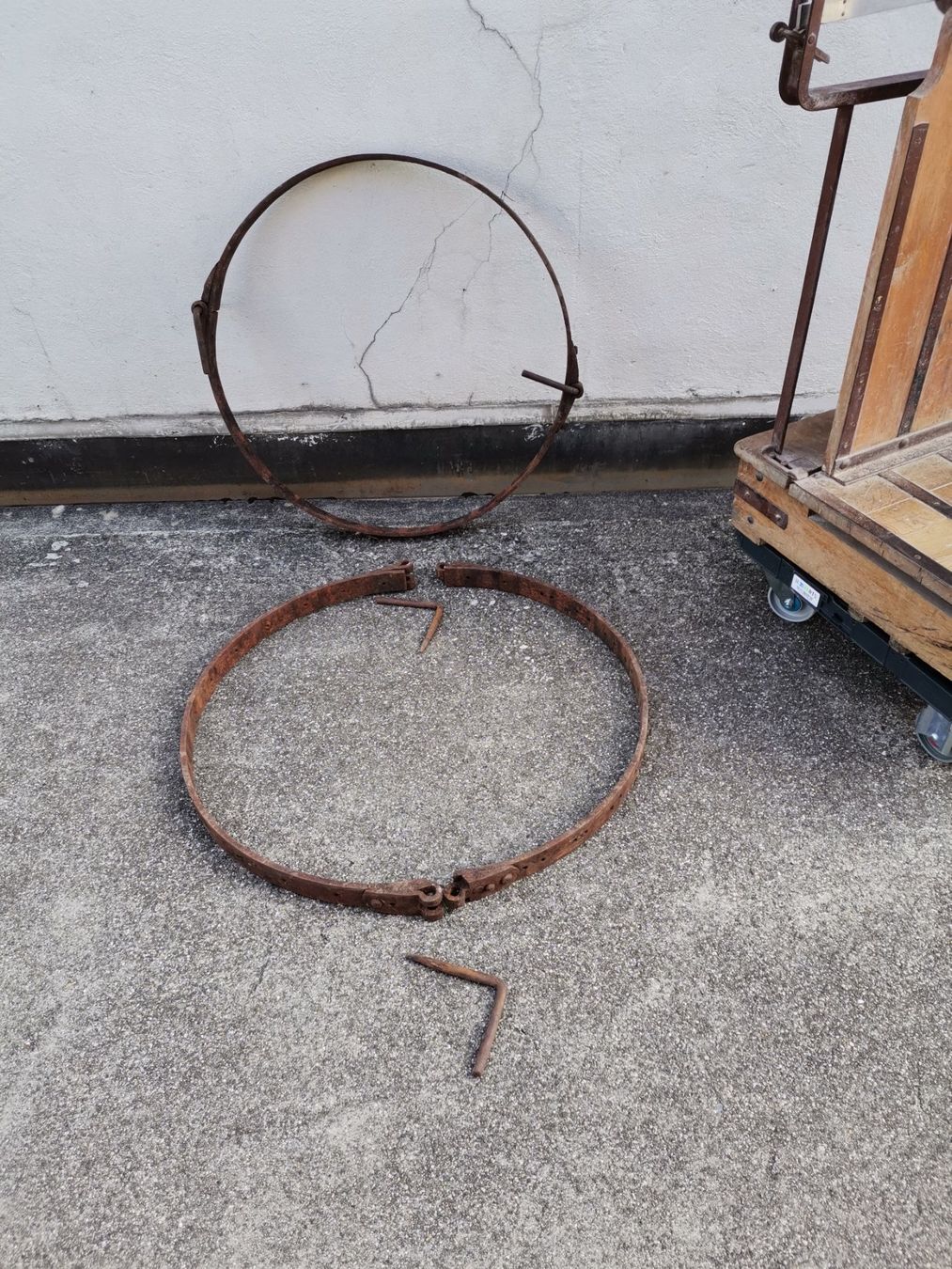 Ringe: Eisenringe, Metallringe, Ringe, Geschmiedete Ringe, Ring, Ra – Gebraucht aus Wiedlisbach von Kreislaufmaterial