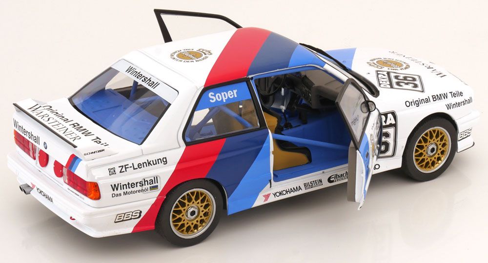 Solido Modellini d'auto: BMW M3 E30 #36 DTM SOPER 1989 1:18 SOLiDO – Nuovo e nell'imballaggio originale da Suhr venduto da Moebelsiralfred 2