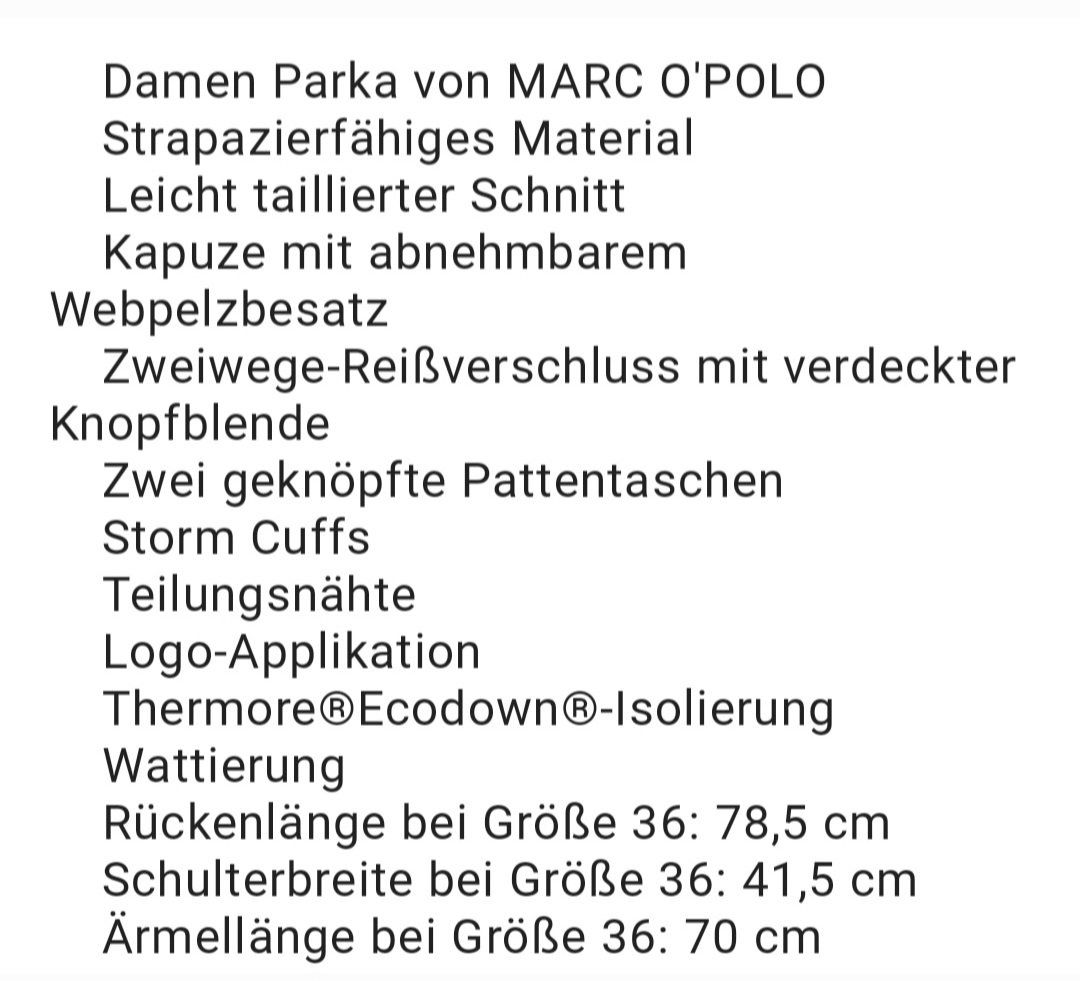 Marc O'Polo Giacche: Marc'O Polo Jacke gr S – Usato da Gwatt (Thun) venduto da Letzte-Chance-III 7