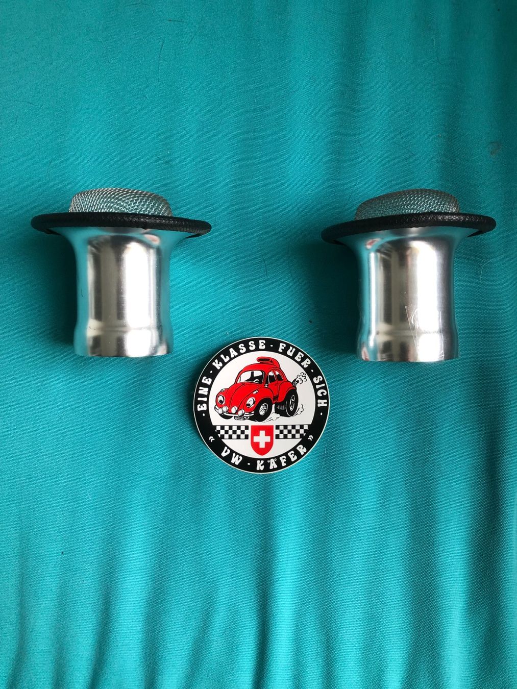 VW Motori: VW Käfer Tuning --- Sportluftfilter KADRON/EMPI 40/44 – Nuovo (secondo la descrizione) da Meilen venduto da Fstfst