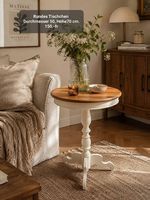 Rundes Tischchen Holz