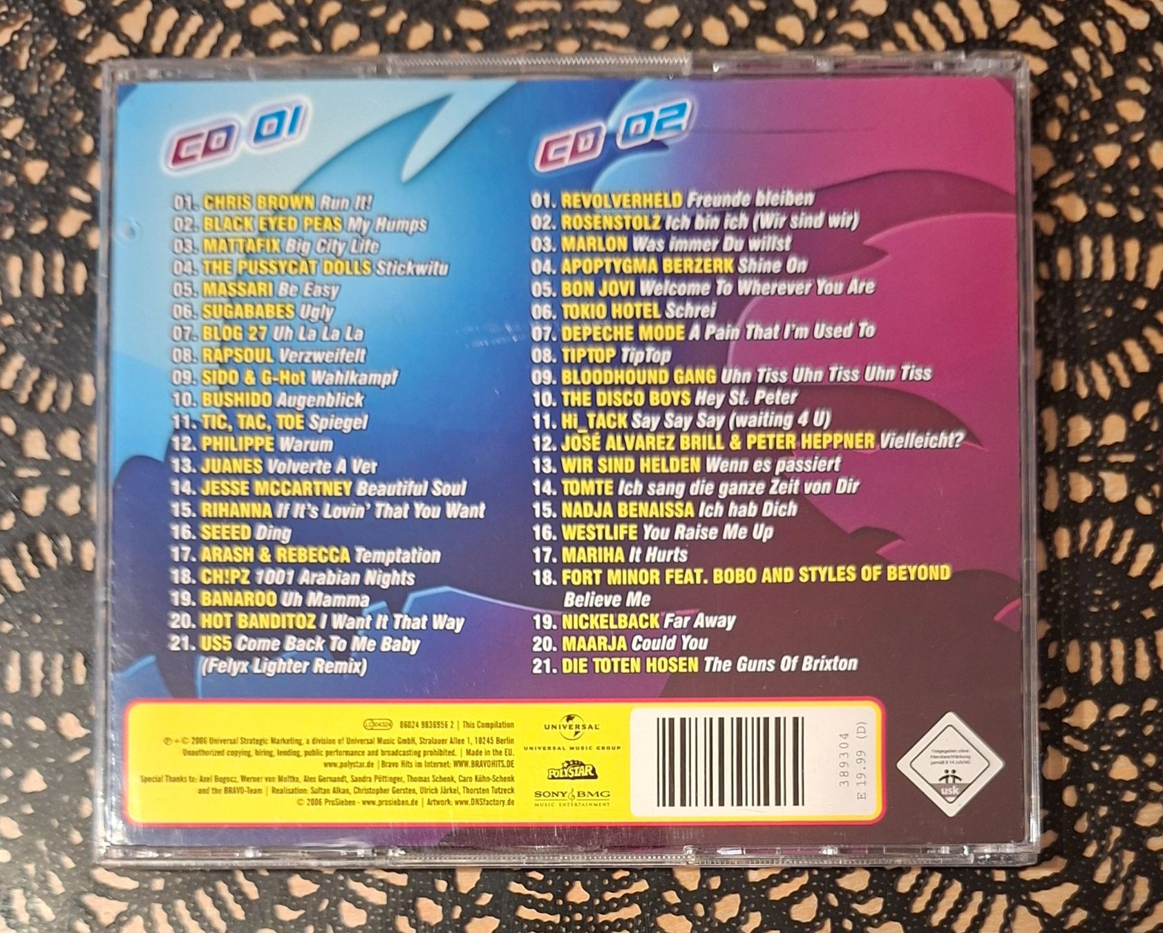 CDs: Bravo Hits 52, Doppel CD, 2006, Hit Compilation, Sampler – Gebraucht aus Amriswil von Celini3 1