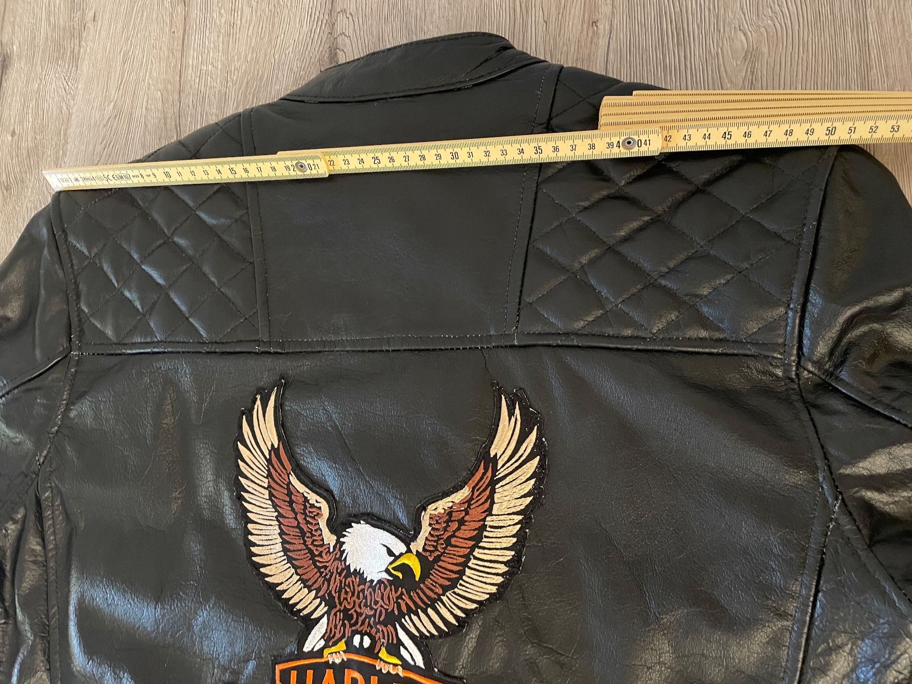 Harley-Davidson Vestes: 2 x getragene Harley Davidson Lederjacke Gr. L – Neuf (Voir description) à Ins par creamo1 6