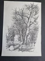 Fritz Deringer (1903-1950) Lithographie handsigniert