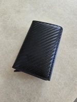 Kartenetui Carbon Optik Schwarz