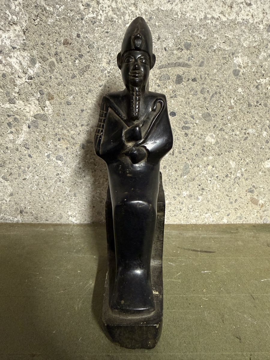 Sculture & Statue: Ägyptische Figur Statue aus massivem Stein – Usato da Birmenstorf AG venduto da Pat_roll. 1