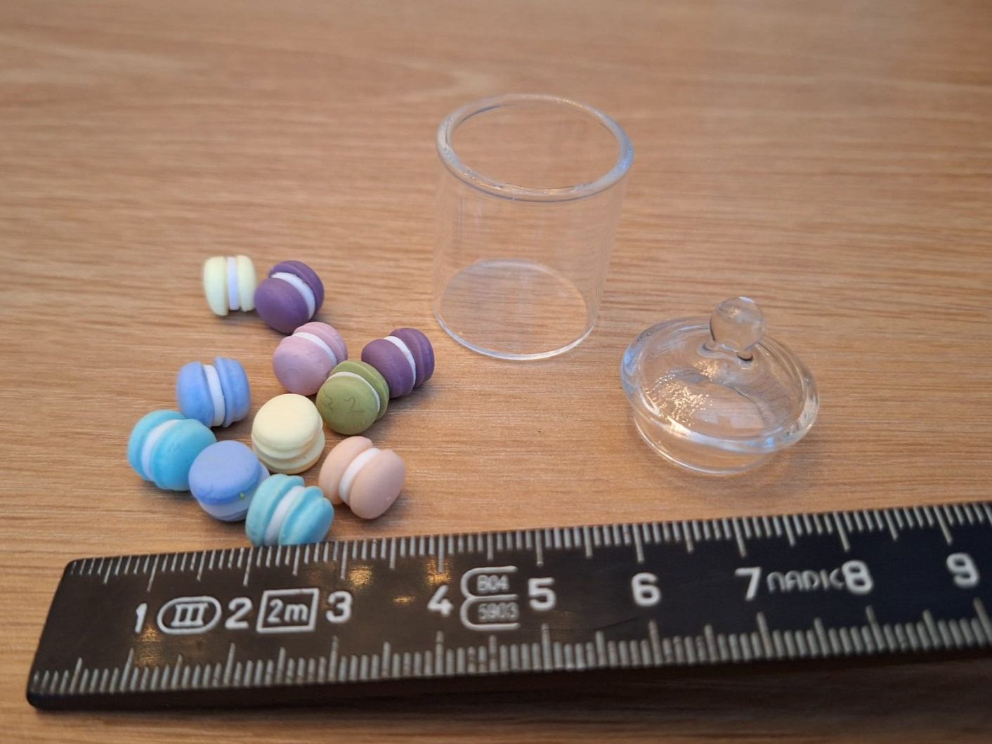 Case e mobili per bambole: Handmade Macarons Glas – Nuovo (secondo la descrizione) da Zürich venduto da HandmadeTinyFood 1