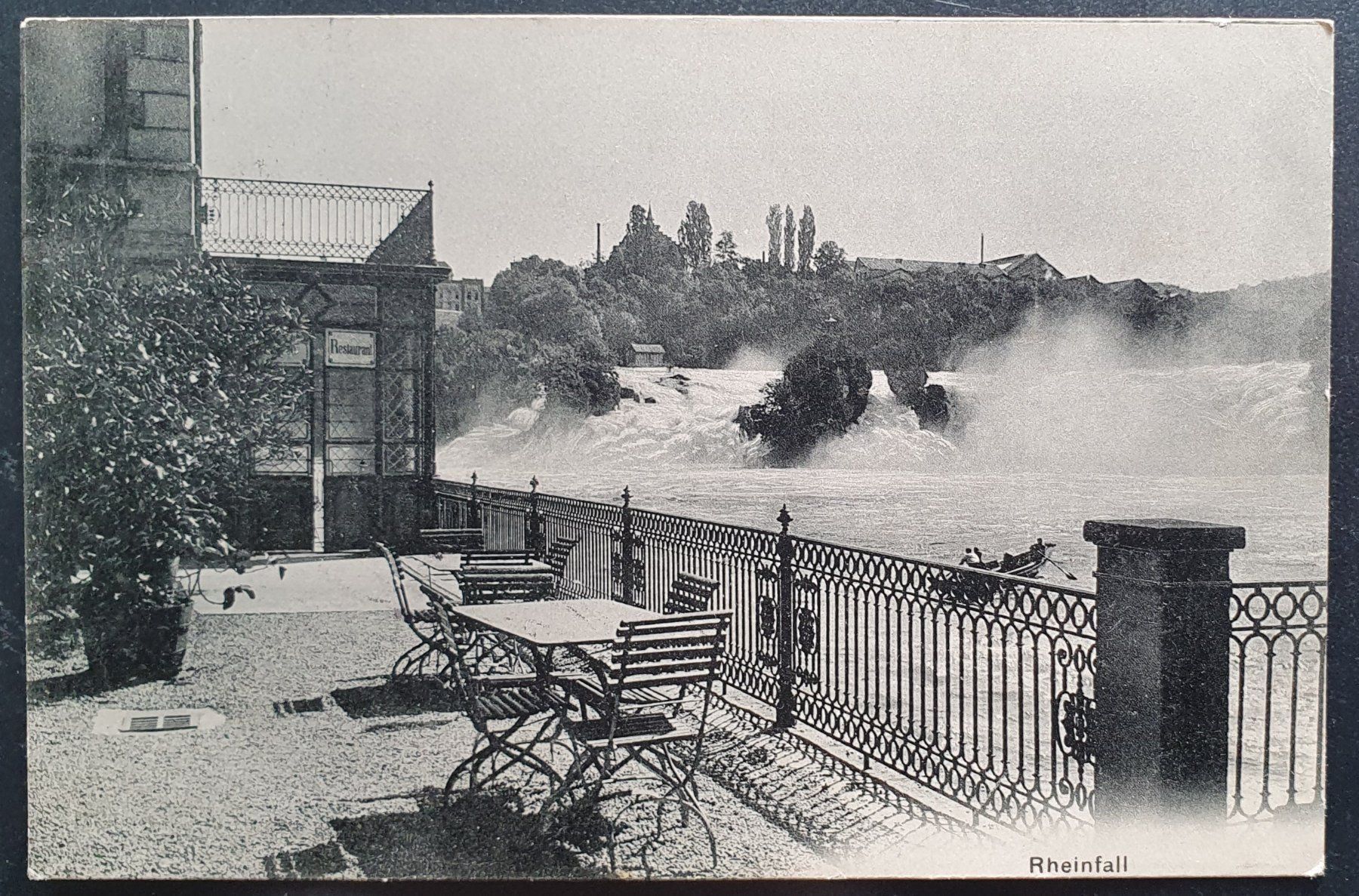 Ansichtskarten: Rheinfall - Schlösschen Wörth 1911 – Gebraucht aus Kreuzlingen von Rschweiz1