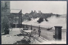 Rheinfall - Schlösschen Wörth 1911