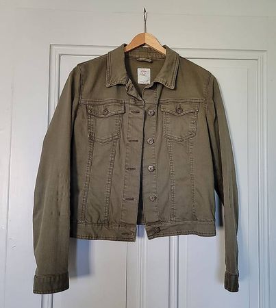 Jeansjacke Olivgrün 36 S.Oliver