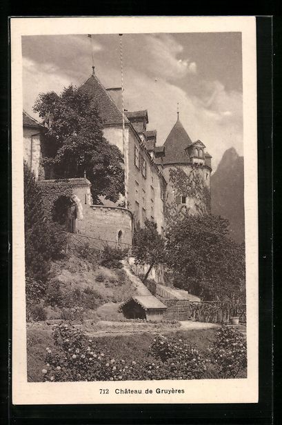Cartoline postali: AK Gruyères, Le Chateau – Usato da Berlin venduto da bartko-reher