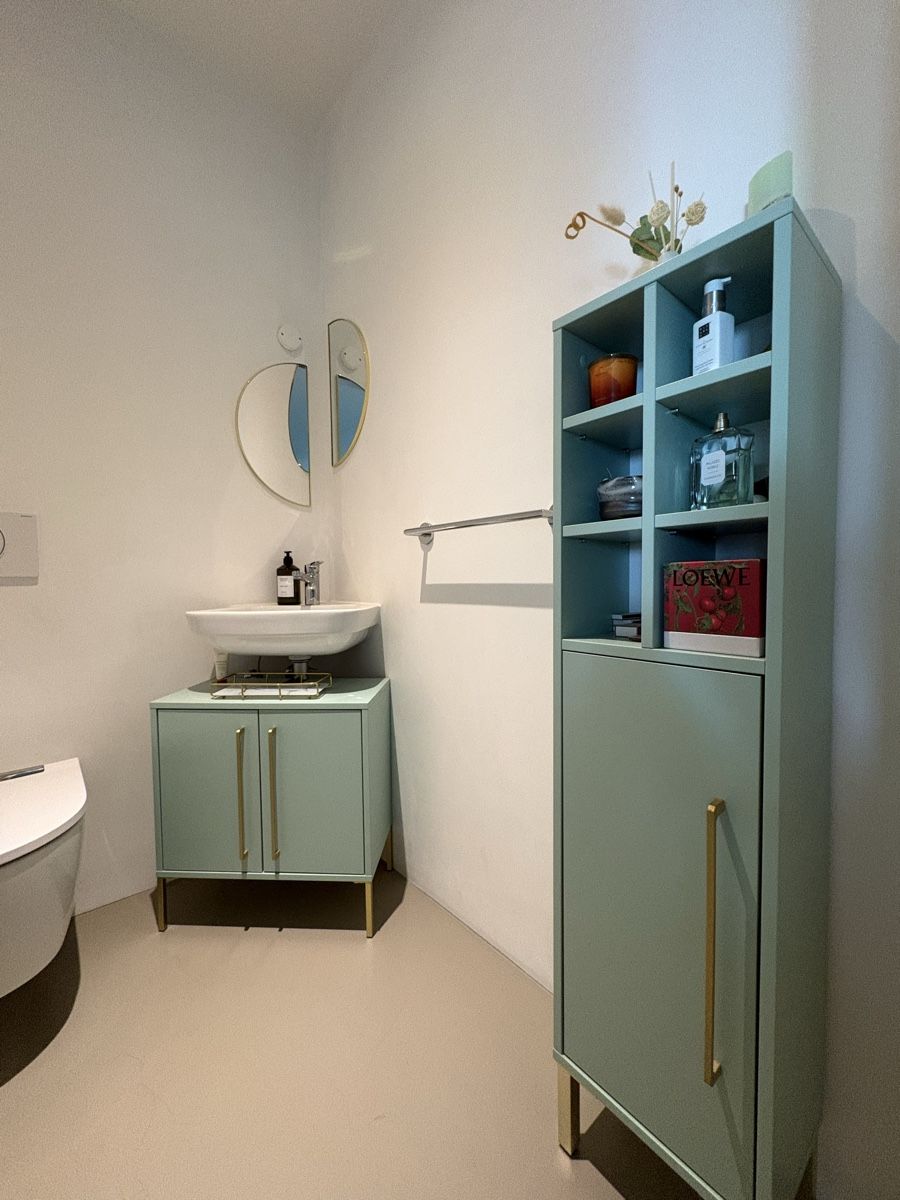 Mobili per bagno: Badezimmermöbel Set mintgrün und gold – Usato da Wabern venduto da enzo_92